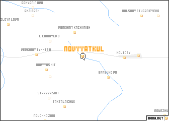 map of Novyy Atkul\