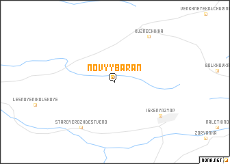 map of Novyy Baran