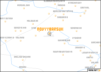 map of Novyy Barsuk