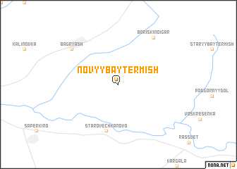 map of Novyy Baytermish