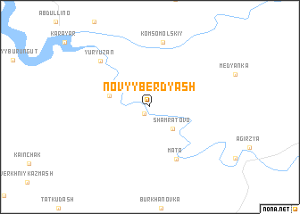 map of Novyy Berdyash