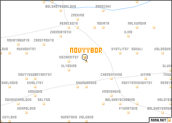 map of Novyy Bor