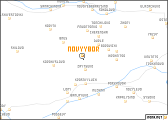 map of Novyy Bor