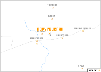 map of Novyy Burnak