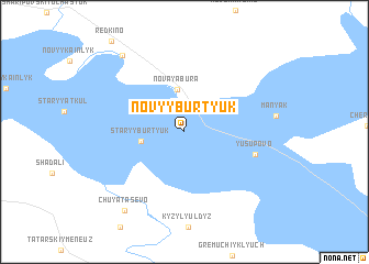 map of Novyy Burtyuk