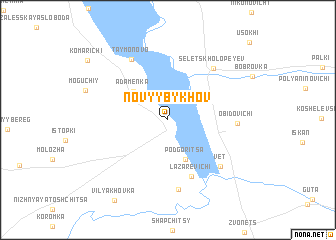 map of Novyy Bykhov