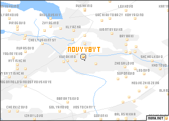 map of Novyy Byt