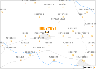 map of Novyy Byt