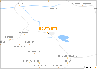 map of Novyy Byt