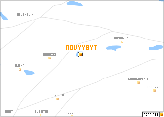 map of Novyy Byt