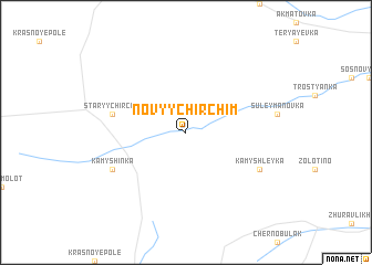 map of Novyy Chirchim