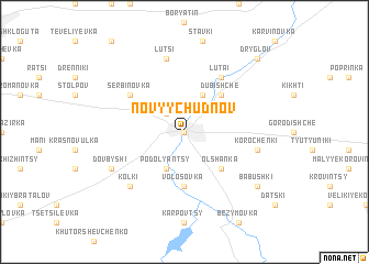 map of Novyy Chudnov