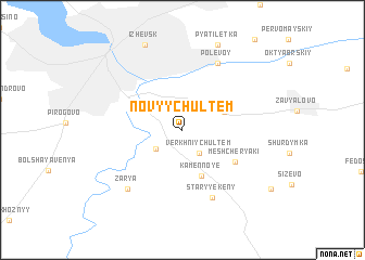 map of Novyy Chul\