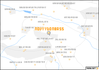 map of Novyy Donbass