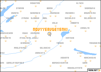 map of Novyye Avdeyenki