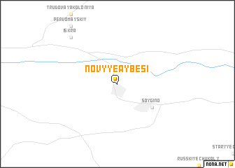 map of Novyye Aybesi
