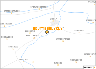 map of Novyye Balykly