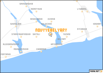 map of Novyye Belyary