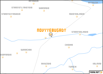 map of Novyye Bugady