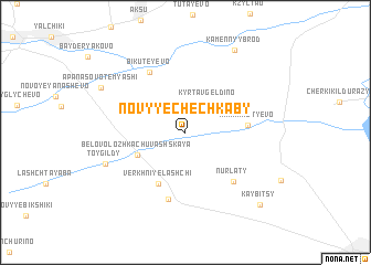 map of Novyye Chechkaby