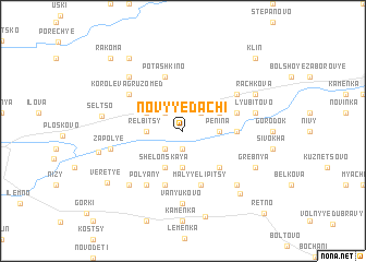 map of Novyye Dachi