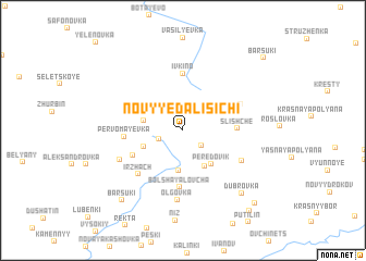 map of Novyye Dalisichi