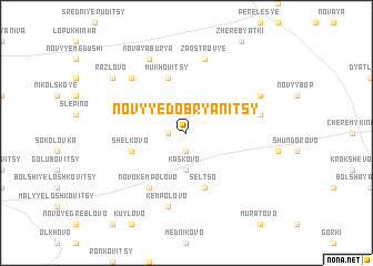 map of Novyye Dobryanitsy