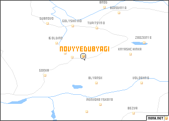 map of Novyye Dubyagi