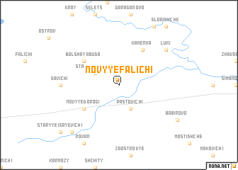 map of Novyye Falichi