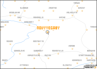 map of Novyye Gaby