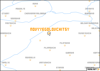 map of Novyye Golovchitsy