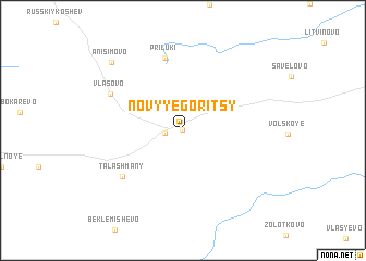 map of Novyye Goritsy