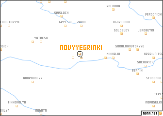 map of Novyye Grinki