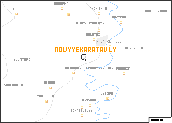 map of Novyye Karatavly