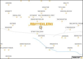 map of Novyye Klenki