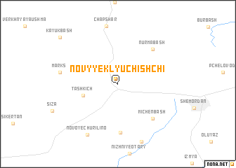 map of Novyye Klyuchishchi