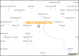 map of Novyye Krasnitsy