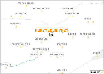 map of Novyye Kubiyazy