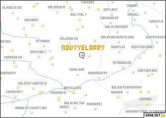 map of Novyye Lapry