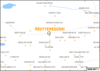 map of Novyye Medushi