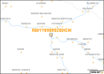 map of Novyye Morozovichi