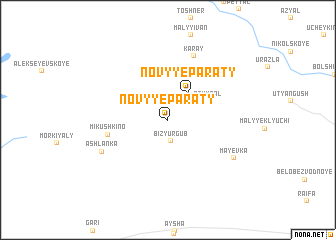 map of Novyye Paraty