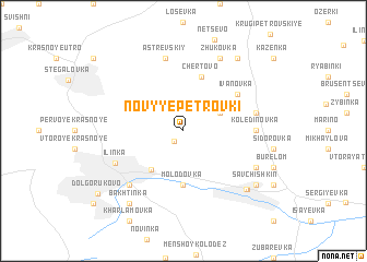 map of Novyye Petrovki