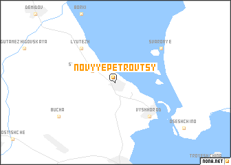 map of Novyye Petrovtsy