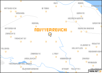 map of Novyye Pirevichi