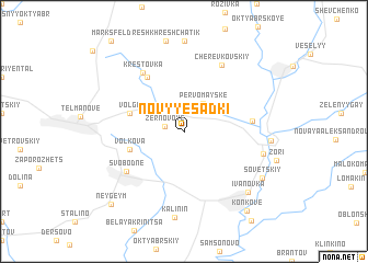 map of Novyye Sadki