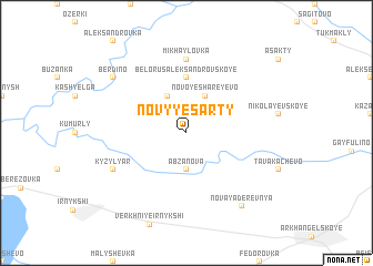map of Novyye Sarty