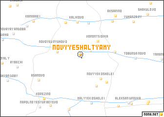 map of Novyye Shal\