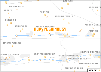 map of Novyye Shimkusy