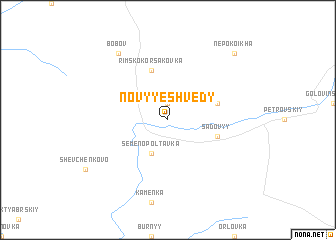 map of Novyye Shvedy